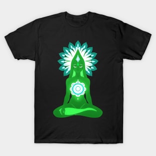 Aura Green Meditation 01 T-Shirt